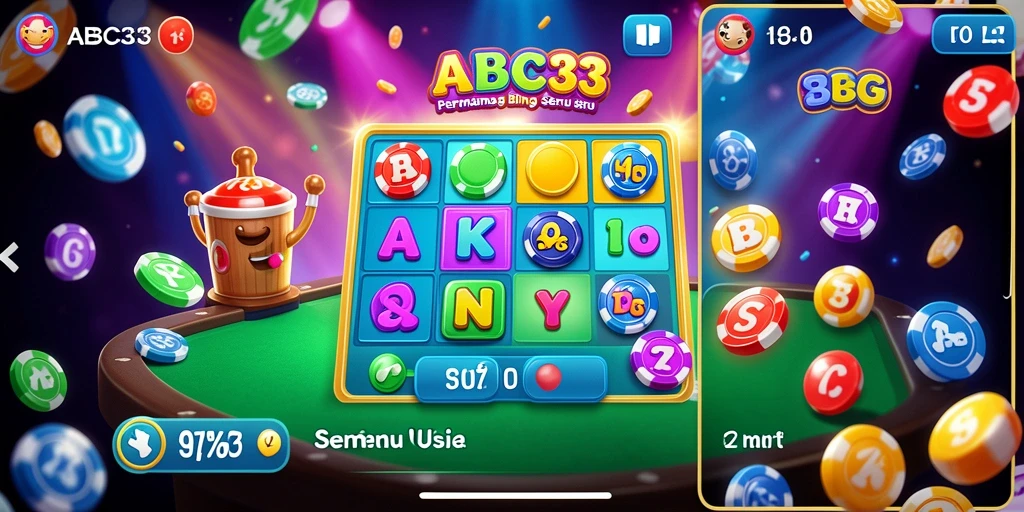 Tampilan gameplay Bingo yang seru dan interaktif.