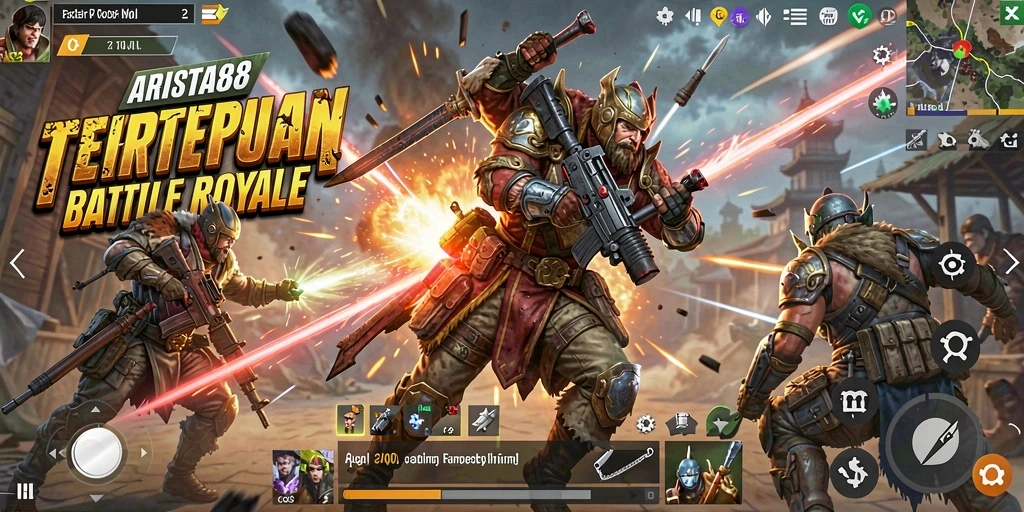 Gameplay menarik ARISTA88 dalam pertempuran Battle Royale.