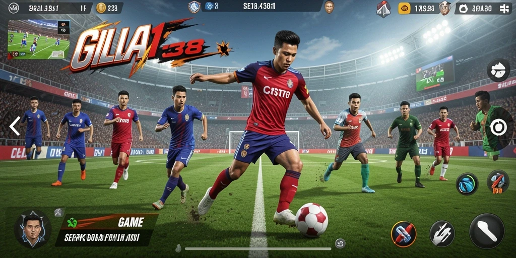 Tangkapan layar gameplay GILA138 yang menunjukkan aksi seru di lapangan.