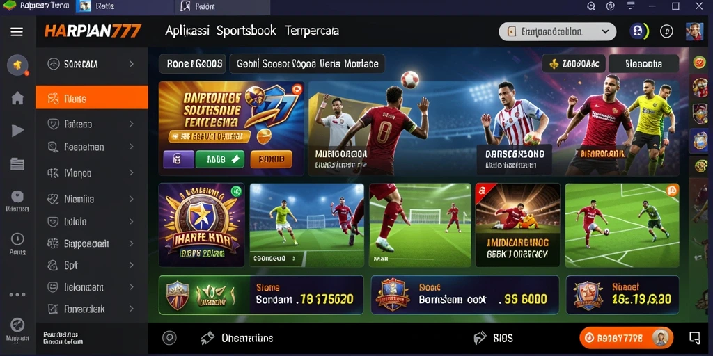 Screenshot HARAPAN777 menampilkan fitur taruhan yang menarik.