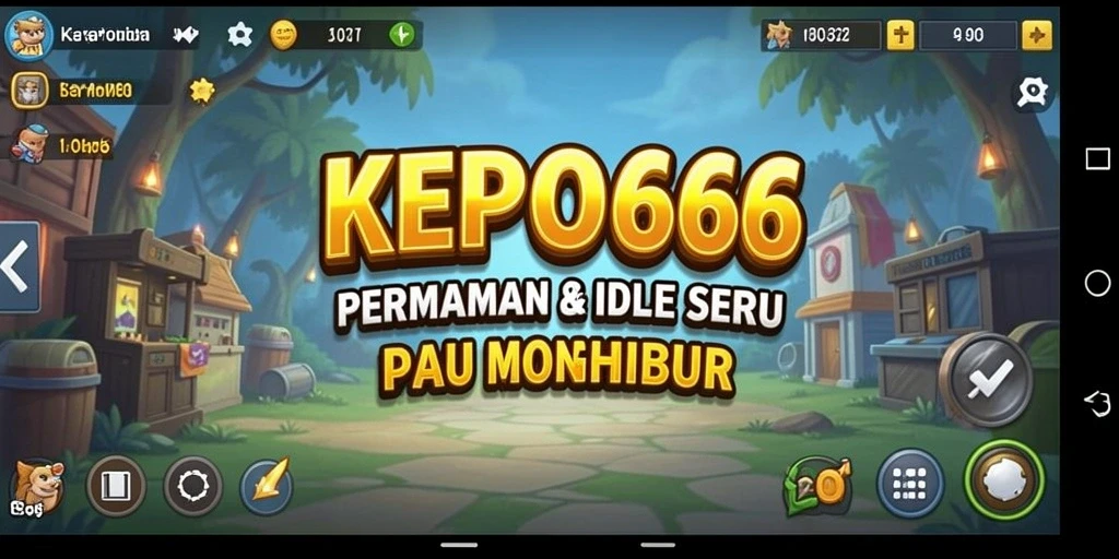 Tampilan gameplay <strong>KEPO66</strong> yang menenangkan dalam genre Idle.
