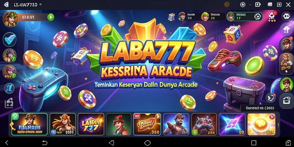 Tampilan gameplay seru LABA777, menampilkan aksi karakter yang dinamis.
