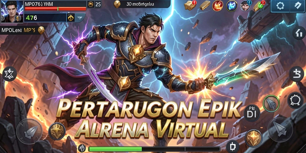 Screenshot MPO76 menampilkan aksi pertarungan yang intens dan mendebarkan.