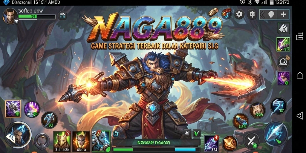 Screenshot gameplay NAGA889 memperlihatkan strategi pertempuran yang mendalam.