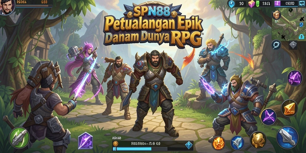 Gameplay menakjubkan di dunia RPG yang penuh petualangan.