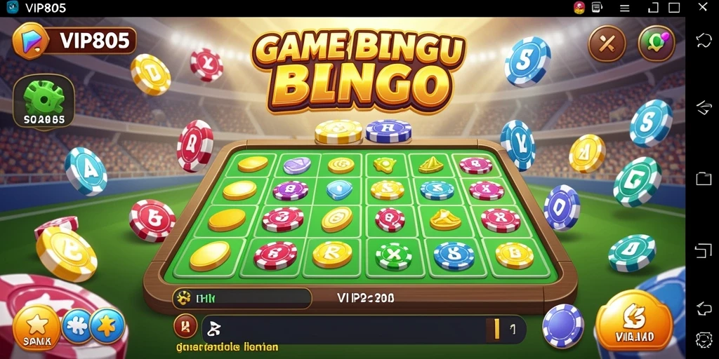 Tampilan screenshot utama game Bingo VIP805 dengan gameplay menarik.